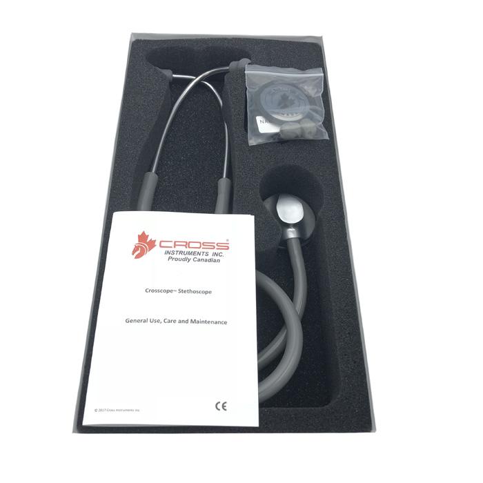 CROSS CANADA CROSSCOPE 202 - CLINICIAN STETHOSCOPE - GRAY