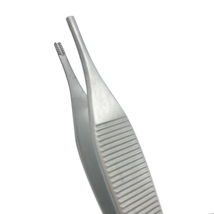 Adson-Brown Tissue Forceps, 4.75" (12cm), Straight, 7x7 Teeth Side Grasping