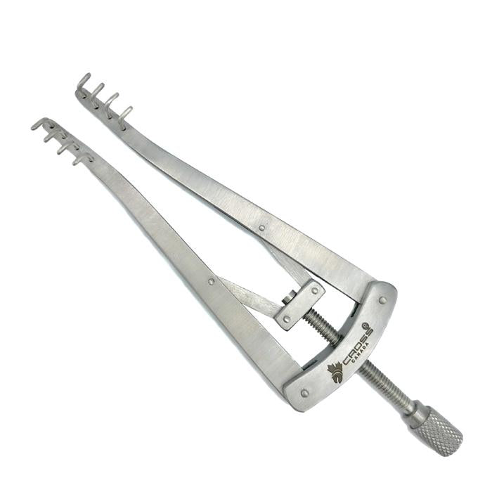 Alm Self-Retaining Retractor, 4" (10cm), 4x4 Teeth Blunt