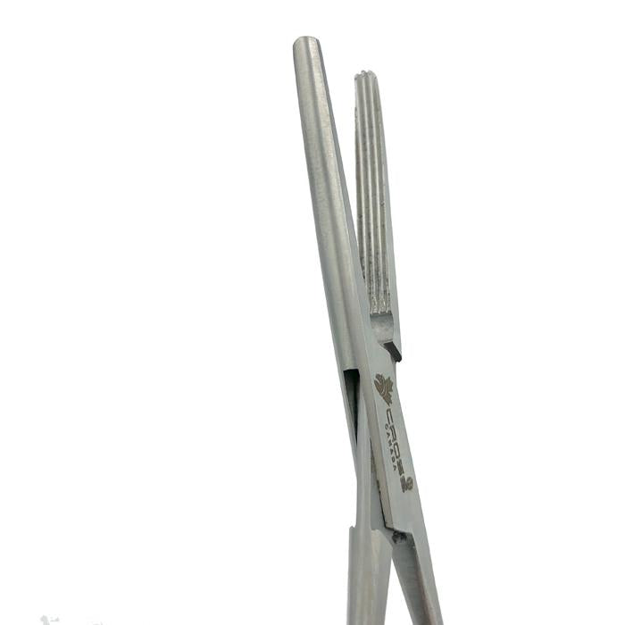 Baby-Kocher Intestinal Forceps, 5" (13cm ), Straight, Longitudinal Serrations