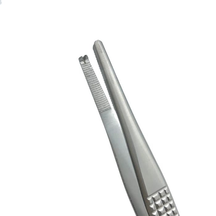 Bonney Tissue Forceps, 7" (18cm), Straight, Serrated, 1x2 Teeth