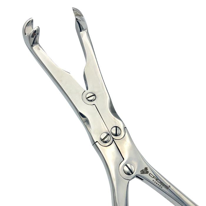 FOUR PRONG COMPOUND CAP FORCEPS, 12" (31CM)