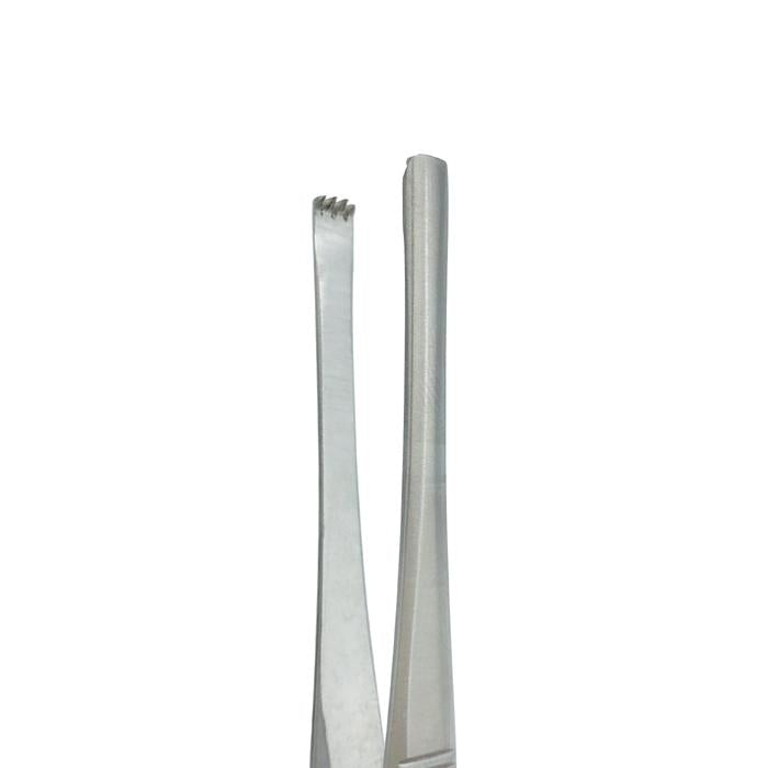 Tissue Forceps, 5.75" (14.5cm), Straight, 3x4 Teeth