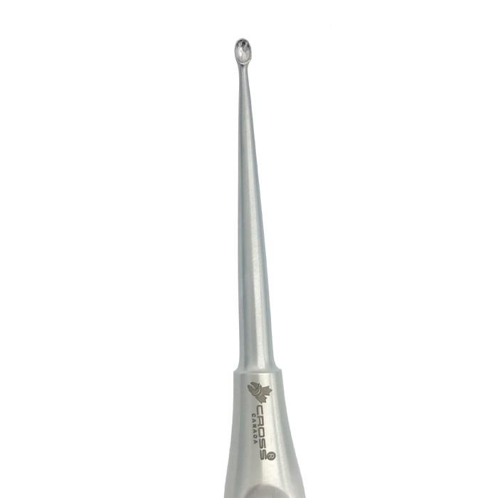 VOLKMAN BONE CURETTE #3-0, 6.75" (17CM), 3.6MM OVAL TIP