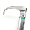 FIBER OPTIC MCCOY LARYNGOSCOPE SET WITH FLEX TIP BLADE # 4 AND HANDLE