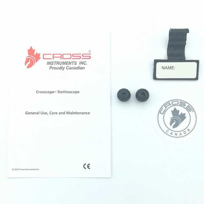 CROSS CANADA CROSSCOPE 204 - CLINICIAN MASTER SERIES STETHOSCOPE - BLACK