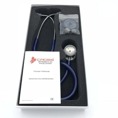 CROSS CANADA CROSSCOPE® 200 CLINICIAN CLASSIC SERIES II STETHOSCOPE – NAVY BLUE