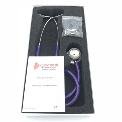 CROSS CANADA CROSSCOPE® 200 CLINICIAN CLASSIC SERIES II STETHOSCOPE – PURPLE