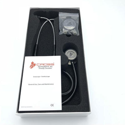 CROSS CANADA CROSSCOPE® 201 CLINICIAN CLASSIC SERIES III STETHOSCOPE - BLACK