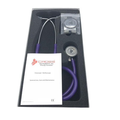 CROSS CANADA CROSSCOPE® 201 CLINICIAN CLASSIC SERIES III STETHOSCOPE - PURPLE