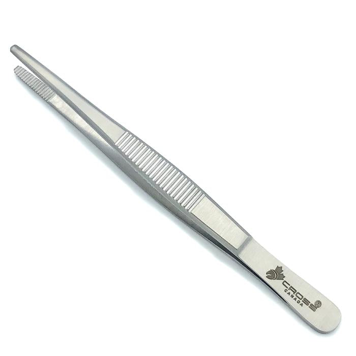 Dressing Forceps, 4.5” (11.5cm), Serrated, Straight