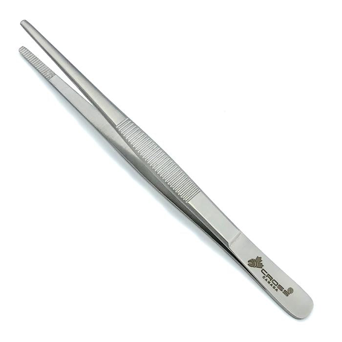 Dressing Forceps, 5.5” (14.5cm), Serrated, Straight