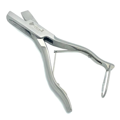 EAR NOTCHER STAINLESS STEEL, SMALL V