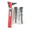 FIBER OPTIC LED POCKET OTOSCOPE DIAGNOSTIC SET - RED