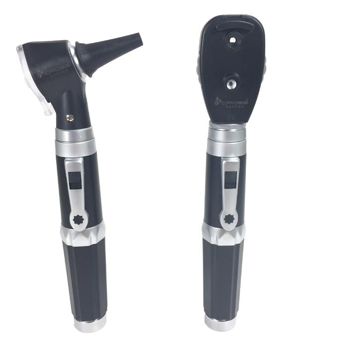 CROSS CANADA 11-128 FIBER OPTIC LED OTOSCOPE & OPHTHALMOSCOPE DIAGNOSTIC SET