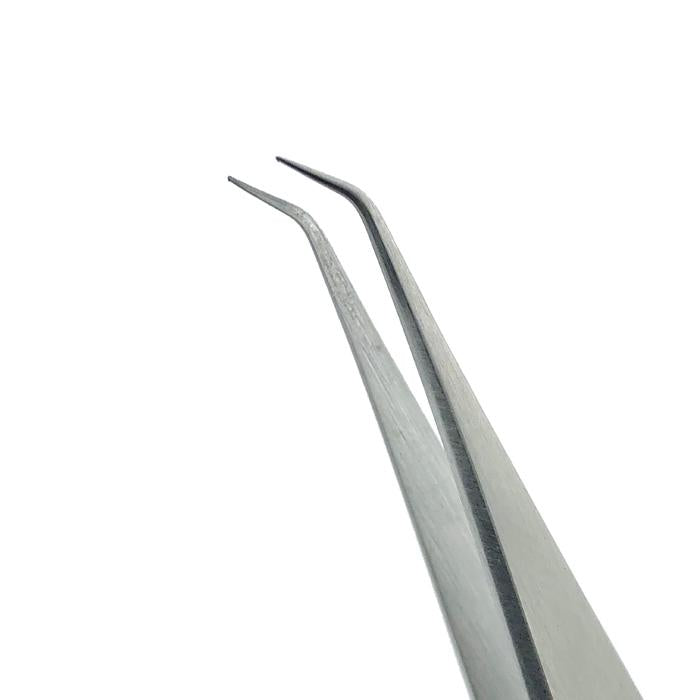 Jewellers Style Splinter Forceps, 4.5" (11cm), Fine Tip, 45⁰ Angle