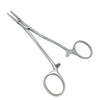 Kilner Needle Holder, Tungsten Carbide, 5.25" (13cm), Serrated, "S" Curved