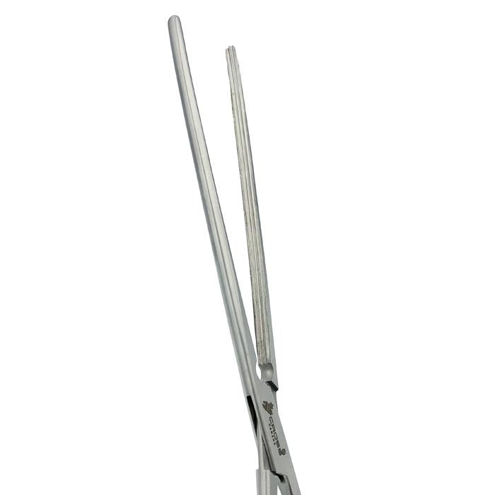 Kocher Intestinal Forceps, 10" (25.5), Straight - Longitudinal Serations