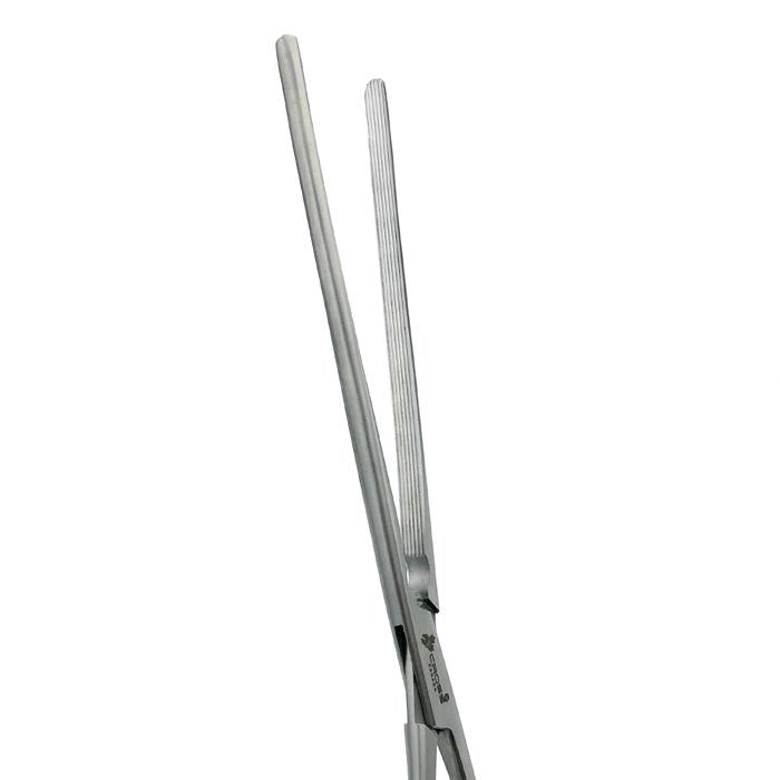 Mayo-Robson Intestinal Forceps, 10" (25cm), Straight - Longitudinal Serations