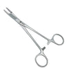 Olsen-Hegar Needle Holder, 7" (18cm), Cross-Serrated with Groove