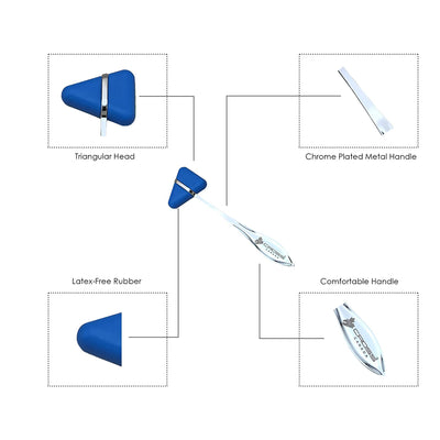 Cross Canada Taylor Neurological Percussion Reflex Hammer - Blue