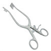 Weitlaner Retractor, 8" (20cm), Blunt 3x4 Prongs