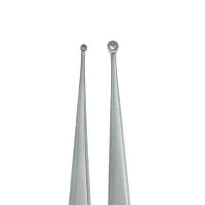 MARTINI BONE CURETTE, DOUBLE ENDED, 5.5" (14CM), 1MM AND 2MM ROUND CUPS