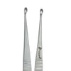 WILLIGER BONE CURETTE, DOUBLE-ENDED, 5.5" (14CM) #00-0, 2MM AND 2.5MM WIDE OVAL