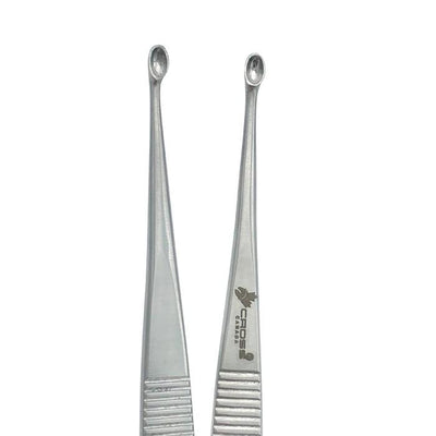 WILLIGER BONE CURETTE, DOUBLE-ENDED, 6" (15.25CM) #0-1, 2.5MM AND 3MM WIDE OVAL