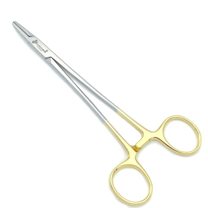 CRUCIATE NEEDLE HOLDER, TUNGSTEN CARBIDE (TC), 7" (18CM)