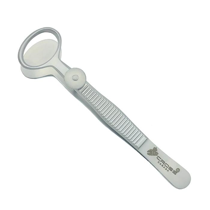 DESMARRES CHALAZION FORCEPS - 19MM X12MM (SMALL OVAL)