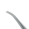 GRAEFE FORCEPS - 4" (10CM) - CURVED (SERRATED)