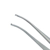 GRAEFE FORCEPS - 4" (10CM) - CURVED (1X2 TEETH)